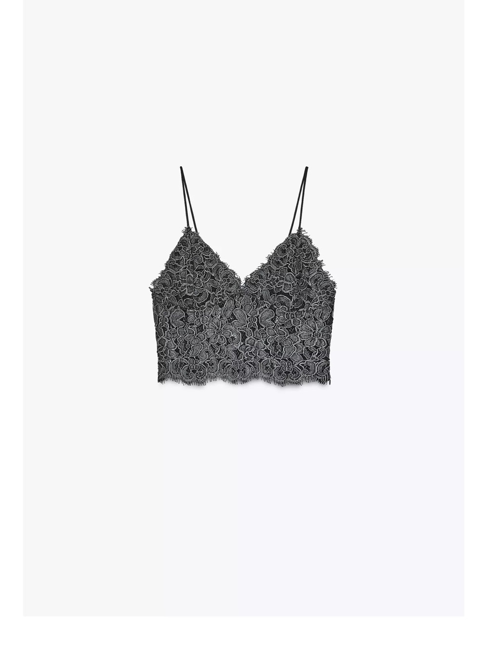 Embroidered Crop Top - Picture 4 of 6